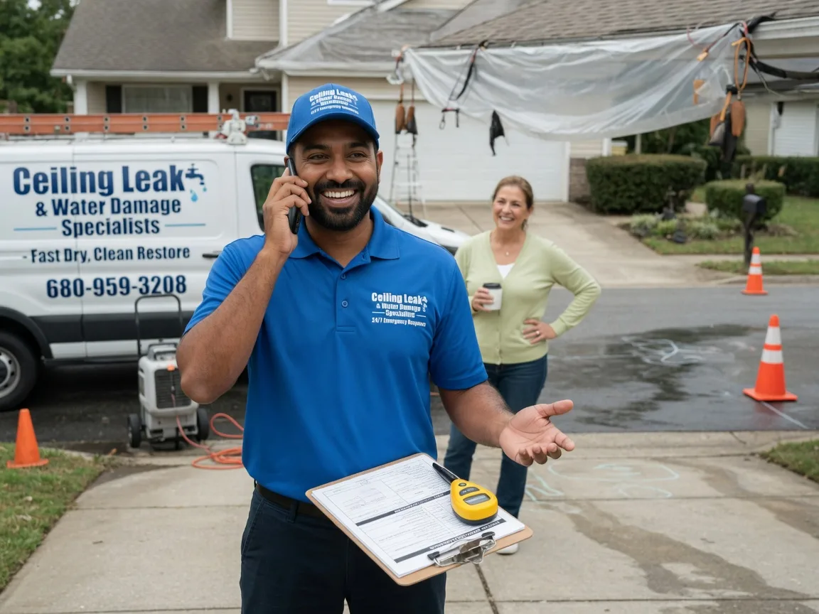 Ceiling Leak Cleanup Saint Louis, MO FAQs